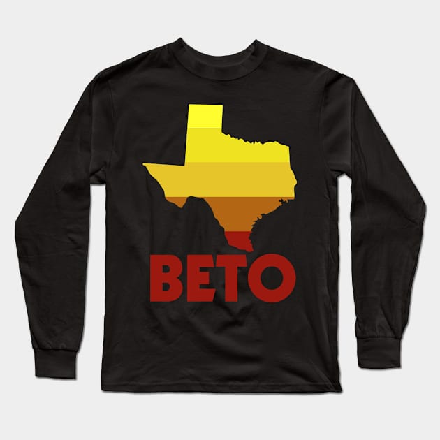 US Texas Vote for Beto for Senate Beto oRourke Shirt Long Sleeve T-Shirt by andrelisser